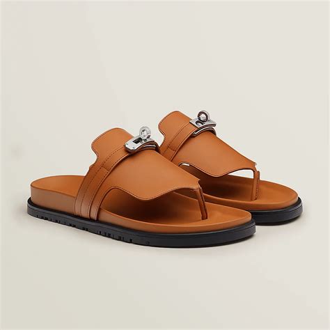 hermes camel sandals|Hermes empire sandals.